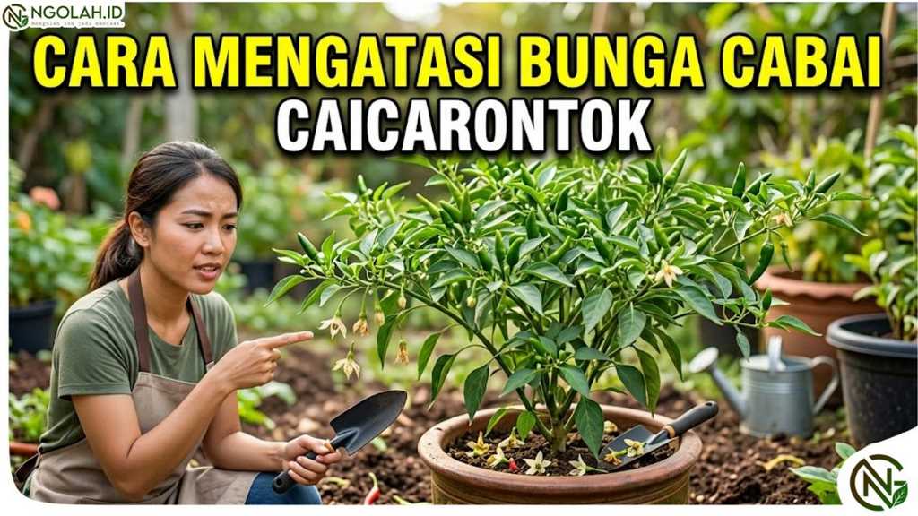 Bunga Cabai Rontok? Begini Cara Mencegah dan Mengatasinya