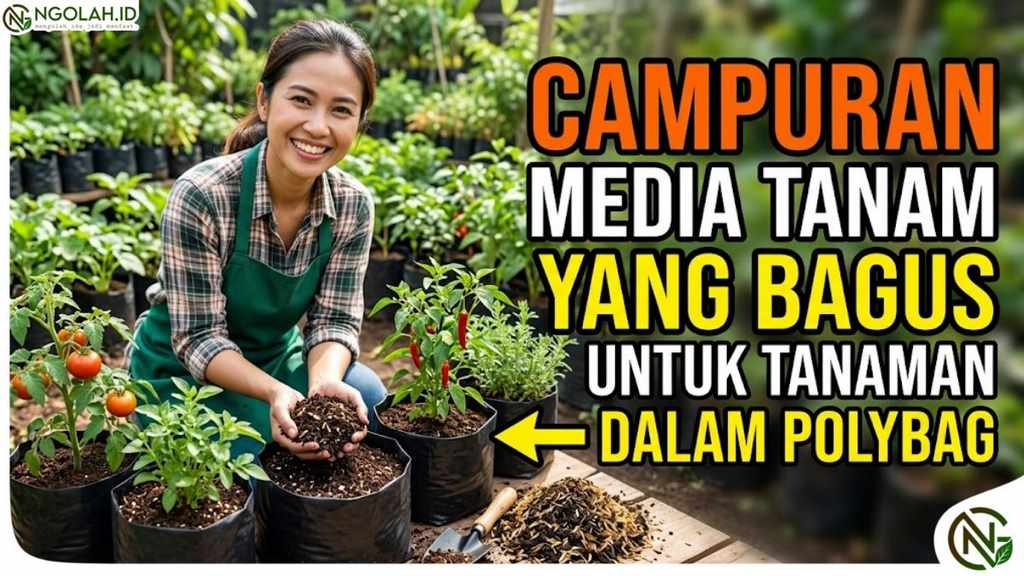 Campuran Media Tanam yang Bagus untuk Tanaman dalam Polybag