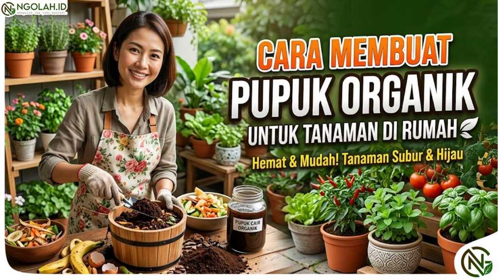 Cara Membuat Pupuk Organik untuk Tanaman di Rumah