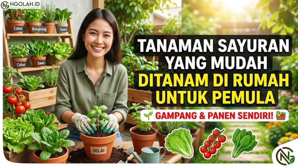 Tanaman Sayuran yang Mudah Ditanam di Rumah untuk Pemula 4 Tanaman Sayuran yang Mudah Ditanam di Rumah untuk Pemula